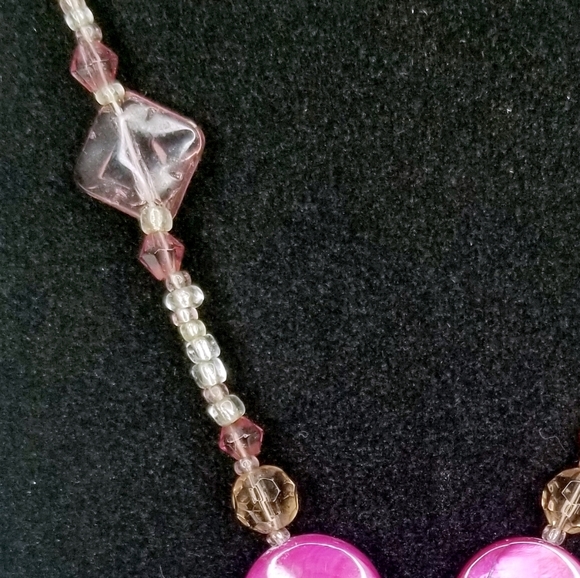 Pink Quartz Pendant Necklace EUC - Picture 10 of 12